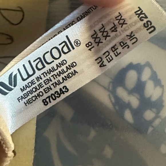 WACOAL perfectly placed brief size 2XL NWT - Picture 6 of 7